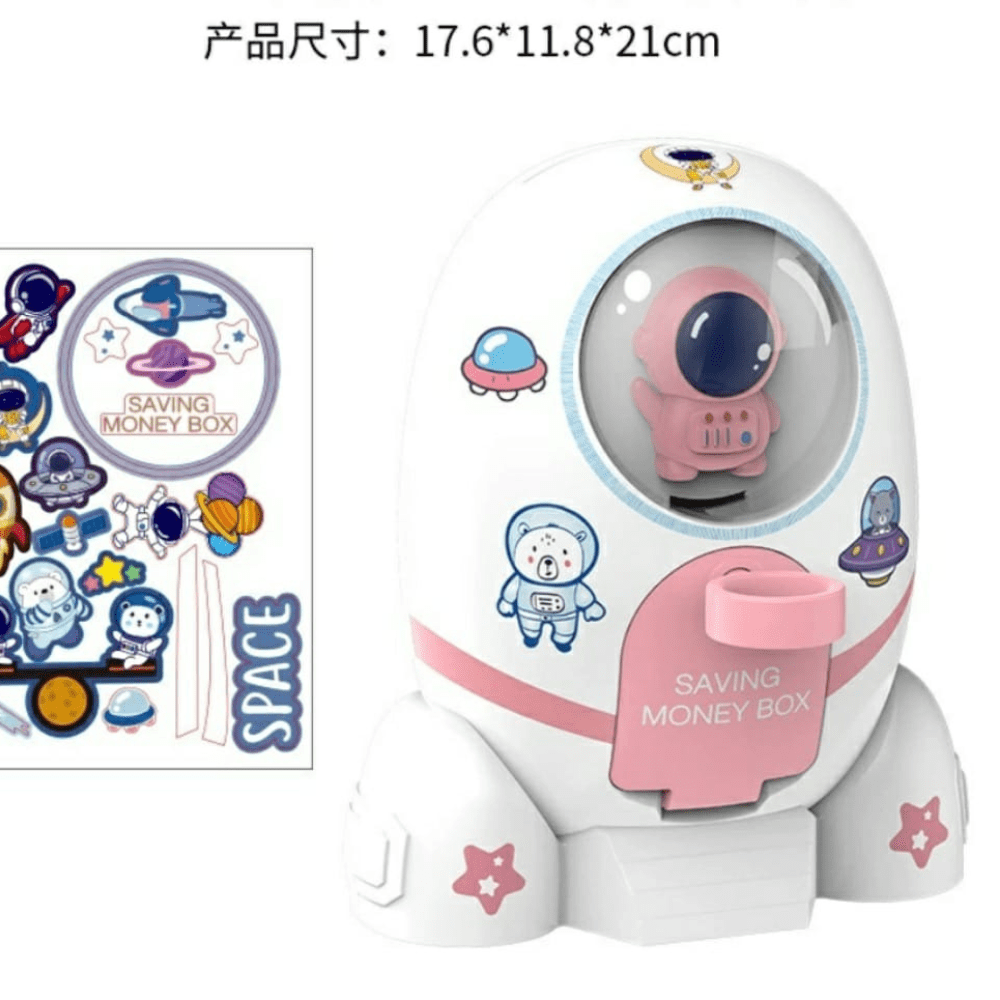 Space Explorer DIY Piggy Bank