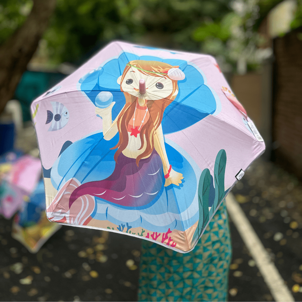 Mid Star Shaped Glow in the Dark Umbrella