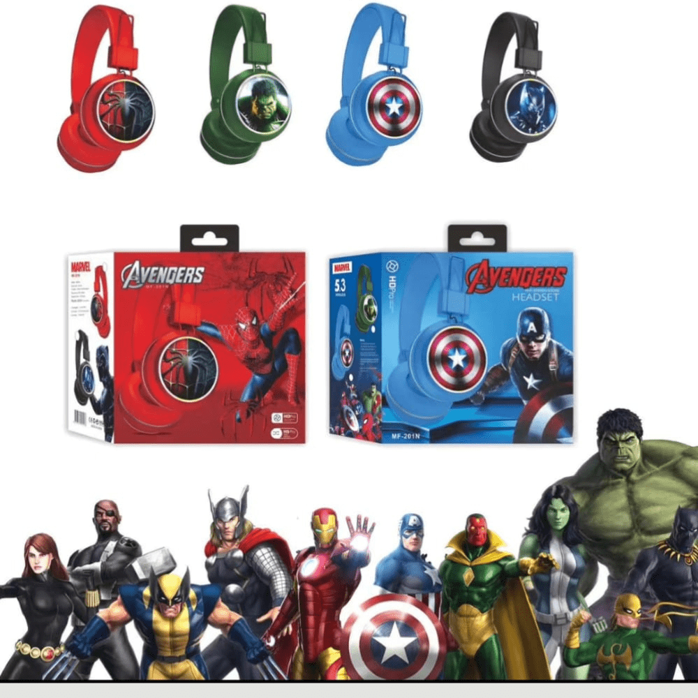 SuperHeros Bluetooth Wireless Headphones