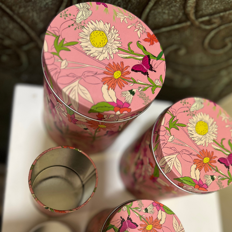 4 in 1 Floral Tin set