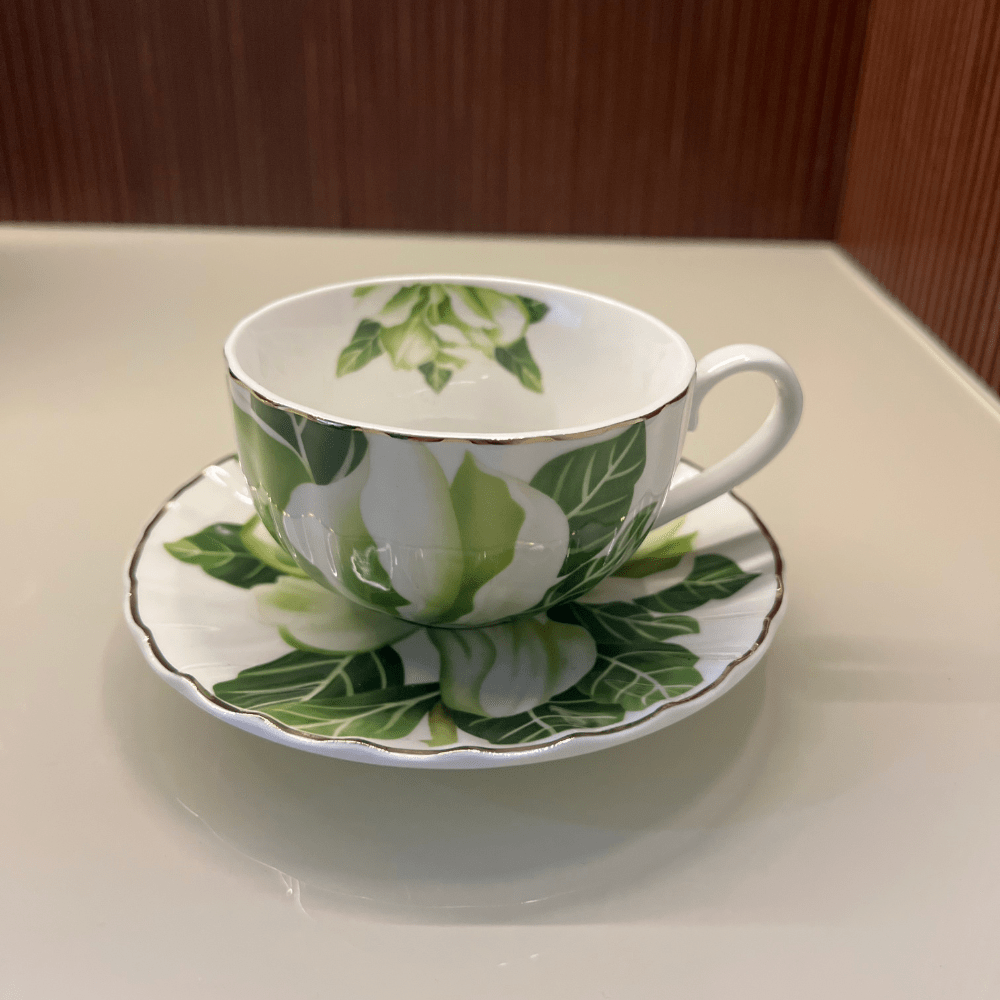 The Floral Cup Saucer Set