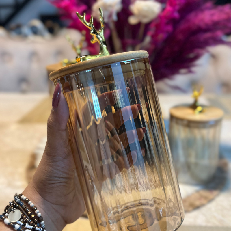 Luxe Reindeer Jar Set