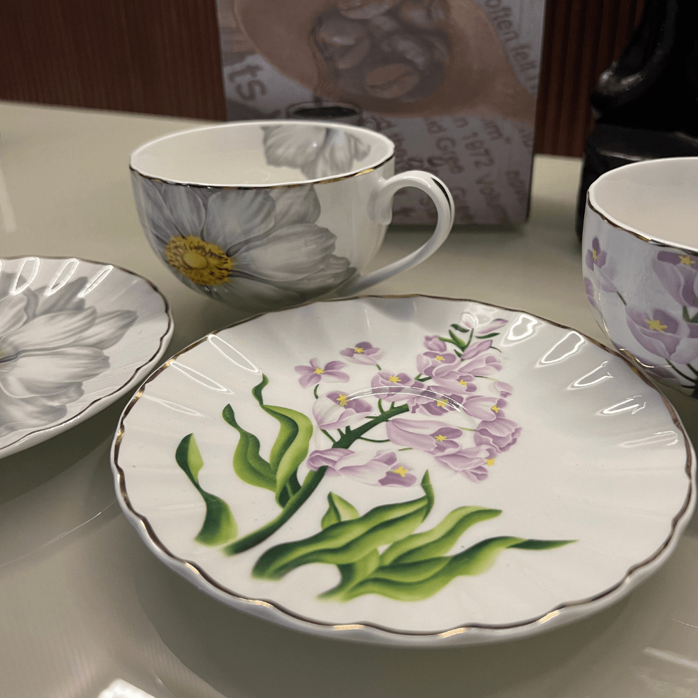 The Floral Cup Saucer Set