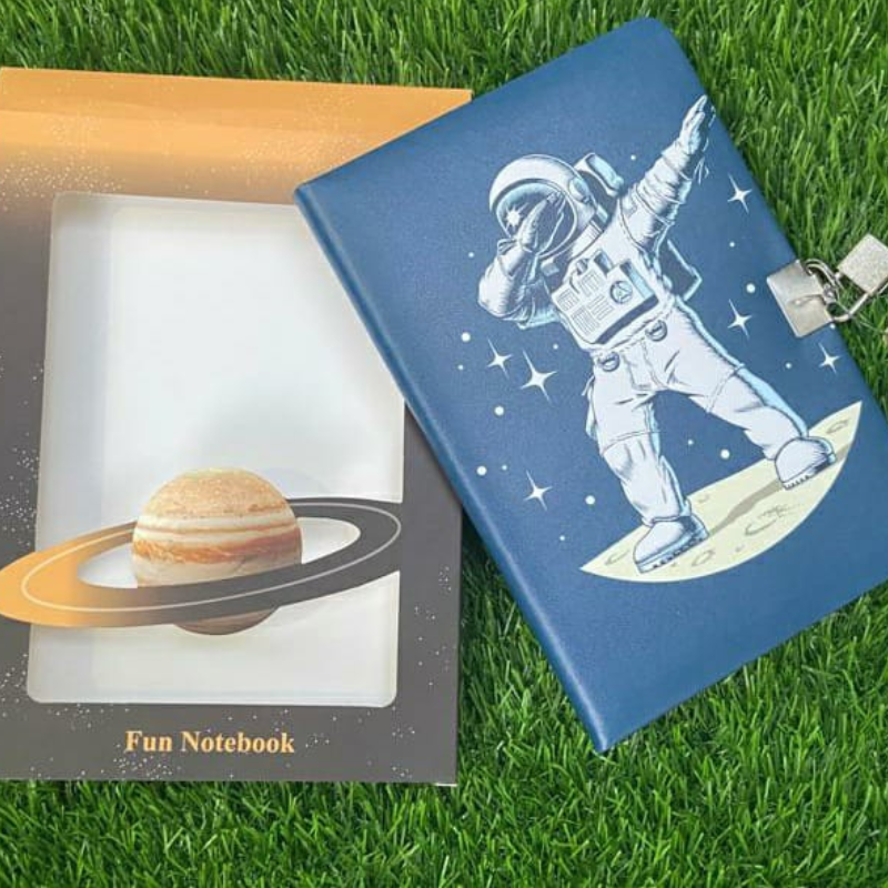 Space Lock & Key Diary