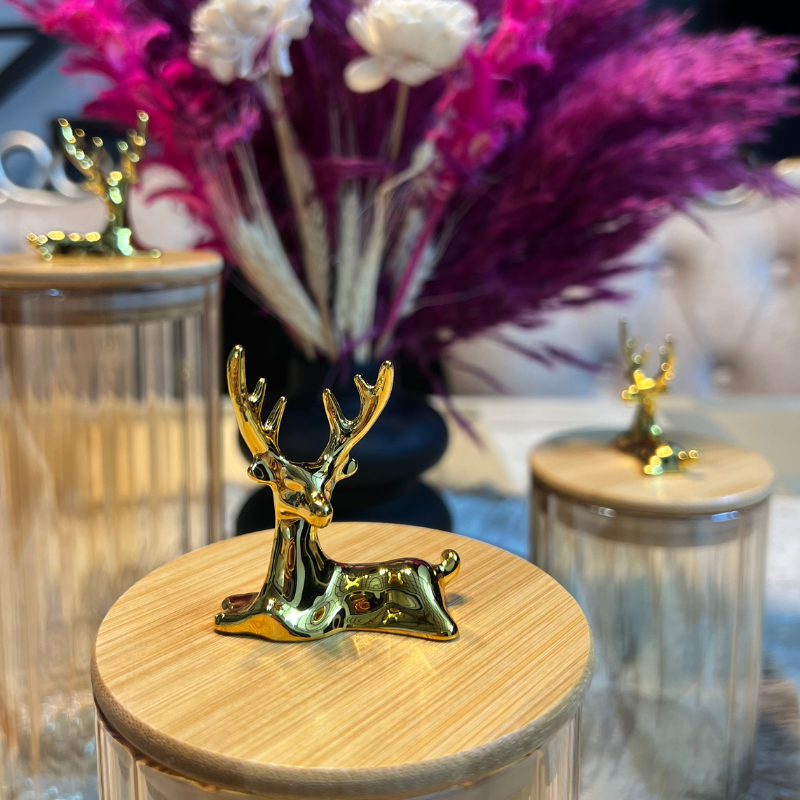 Luxe Reindeer Jar Set