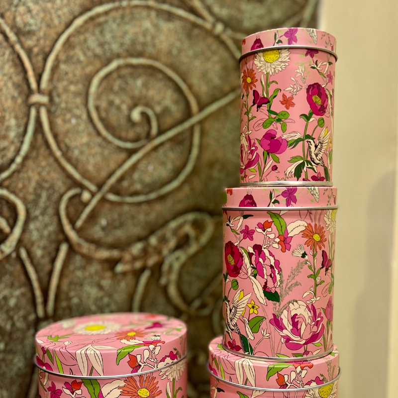 4 in 1 Floral Tin set