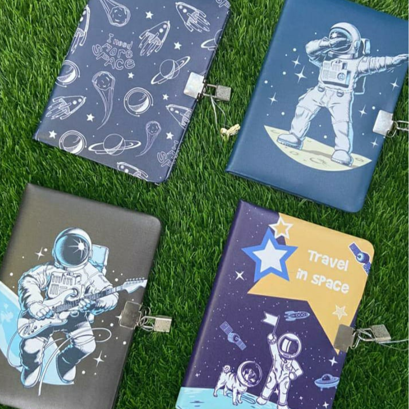 Space Lock & Key Diary