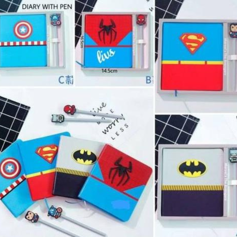 Super Hero Diary Set