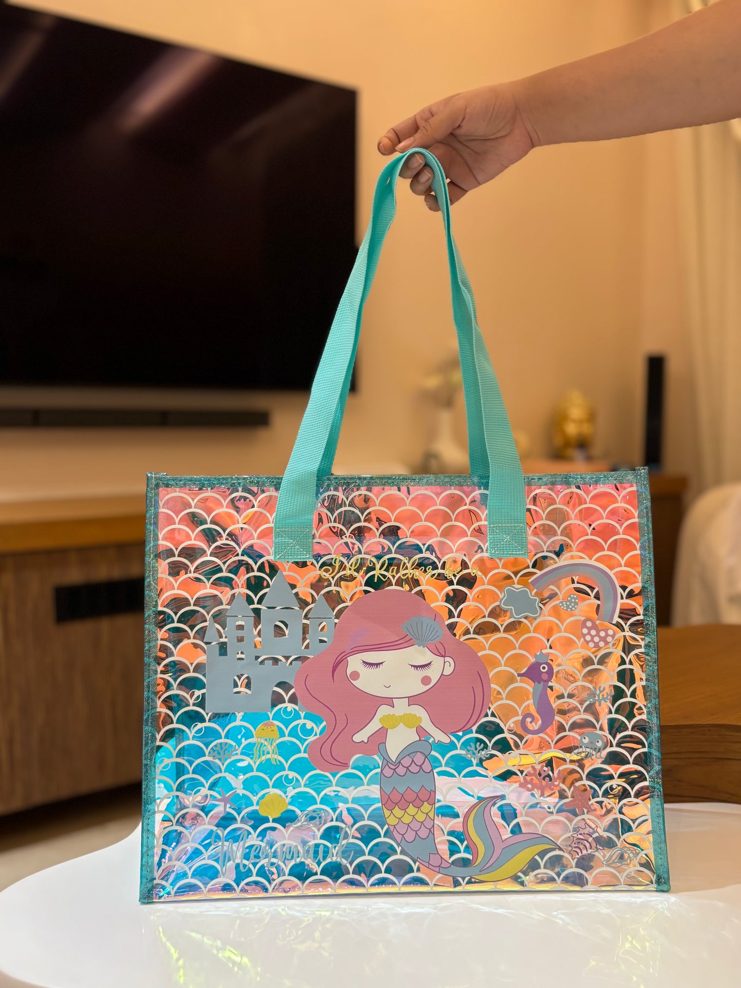 LAUNCH OFFER - Holographic Multipurpose Tote Bag