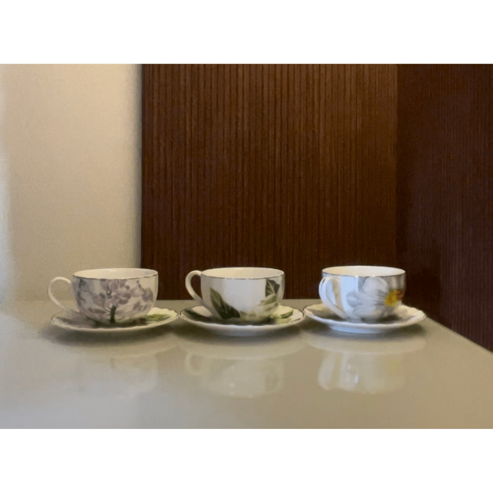 The Floral Cup Saucer Set