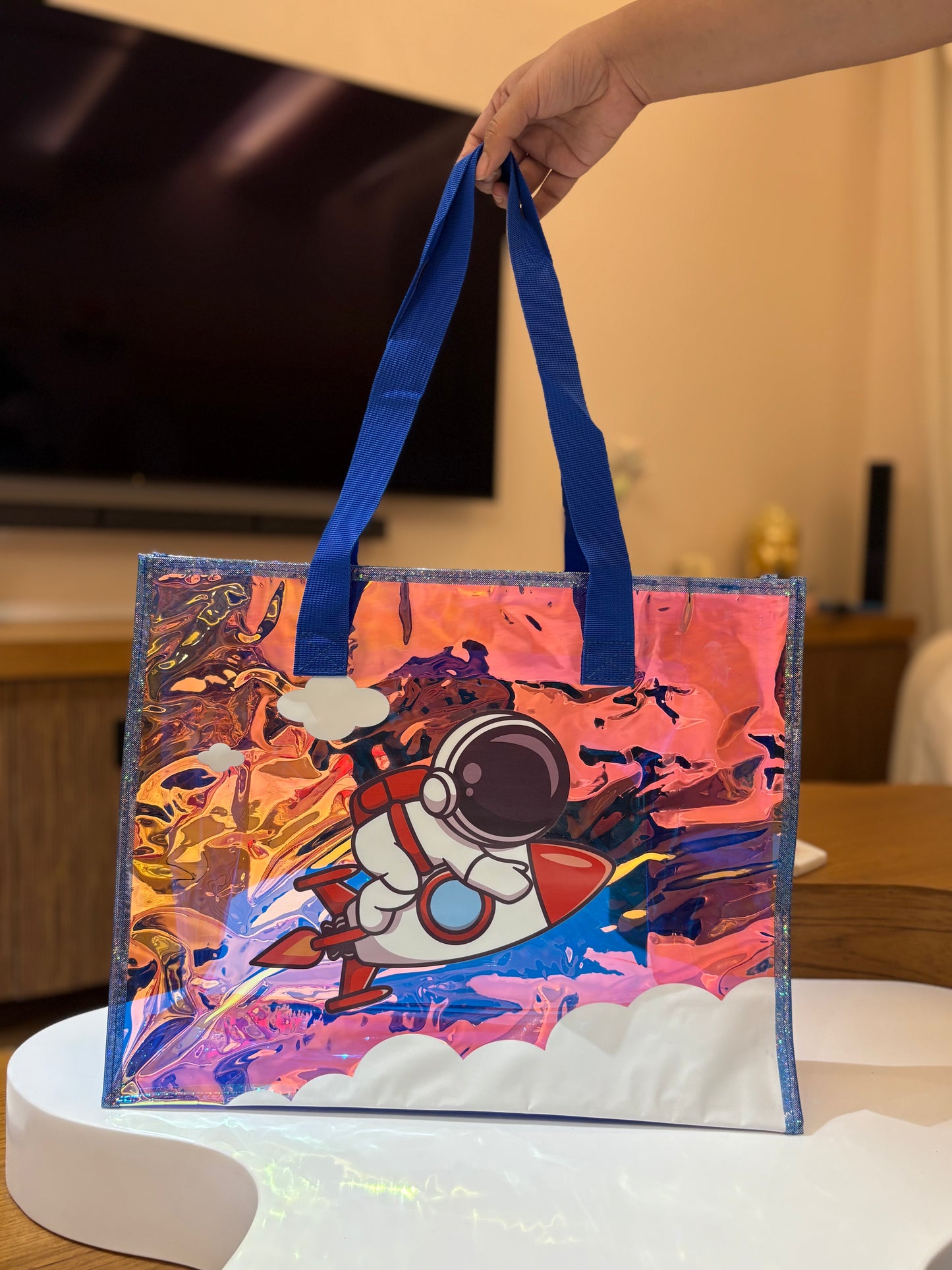 LAUNCH OFFER - Holographic Multipurpose Tote Bag