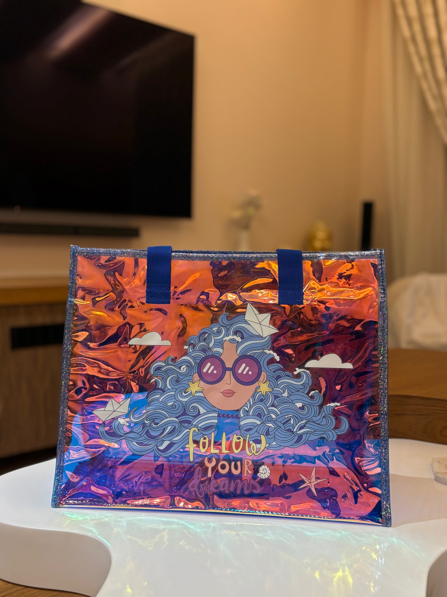 LAUNCH OFFER - Holographic Multipurpose Tote Bag