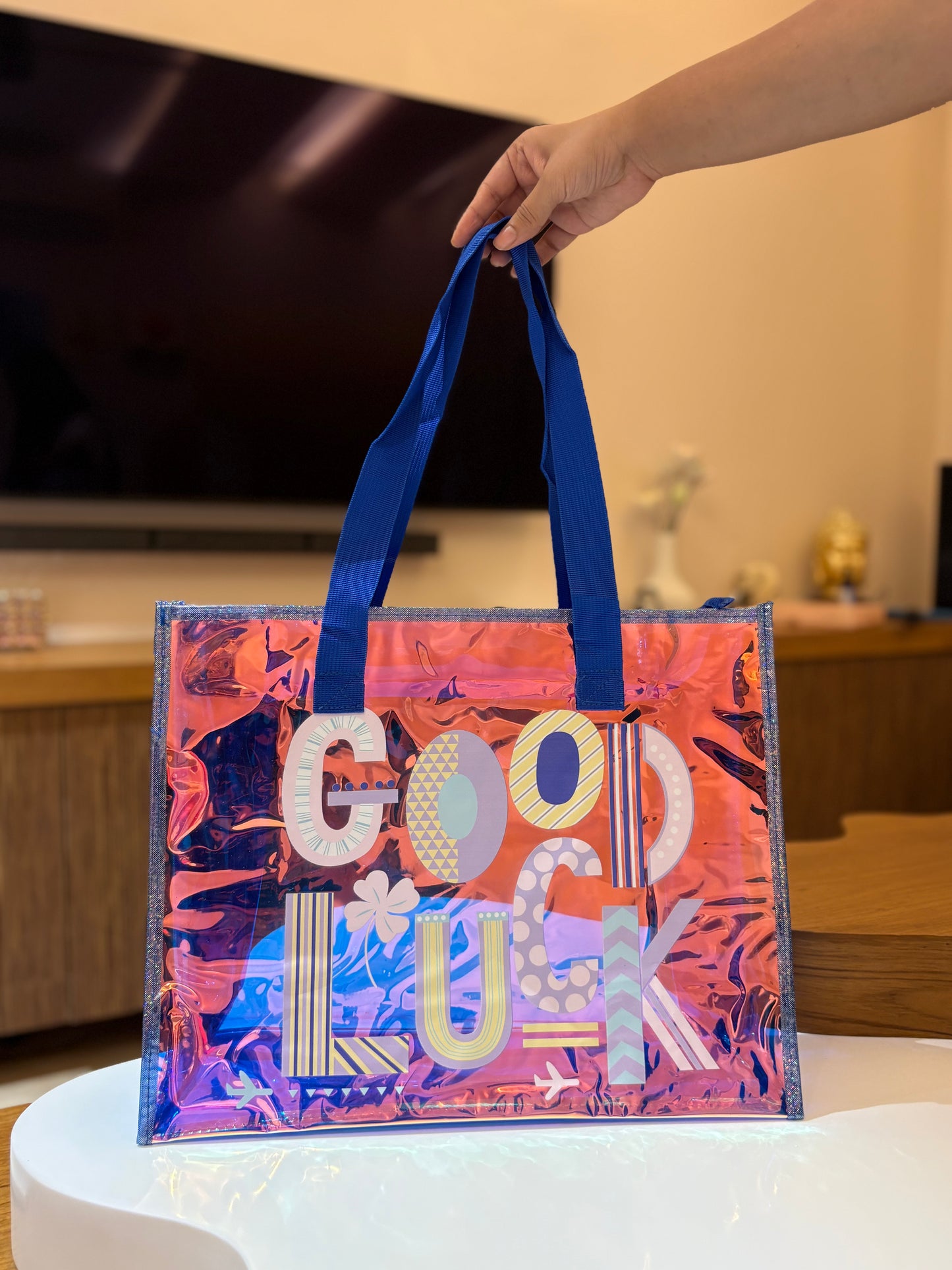 LAUNCH OFFER - Holographic Multipurpose Tote Bag