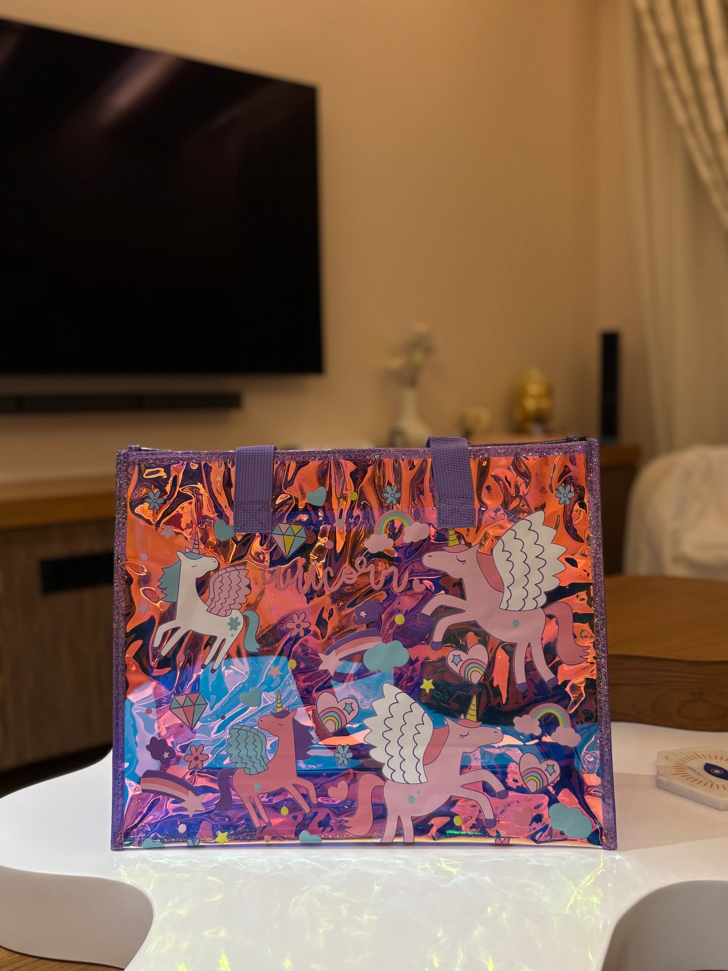 LAUNCH OFFER - Holographic Multipurpose Tote Bag