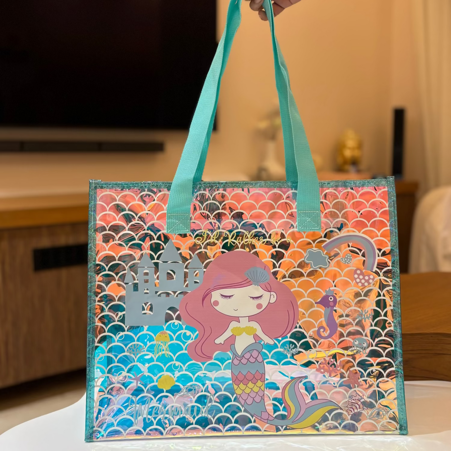 LAUNCH OFFER - Holographic Multipurpose Tote Bag