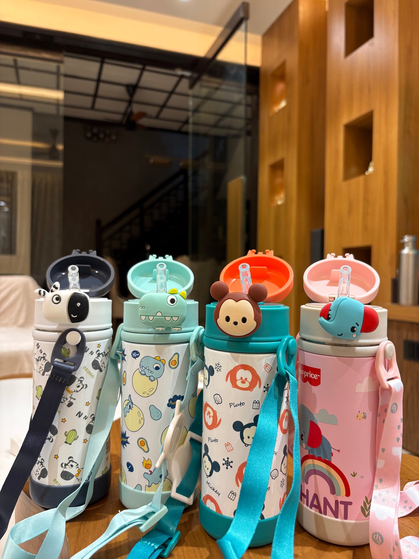 Premium 400ml Kids Sipper Flask – 316 Stainless Steel | Straw | Leakproof (Launch Offer)