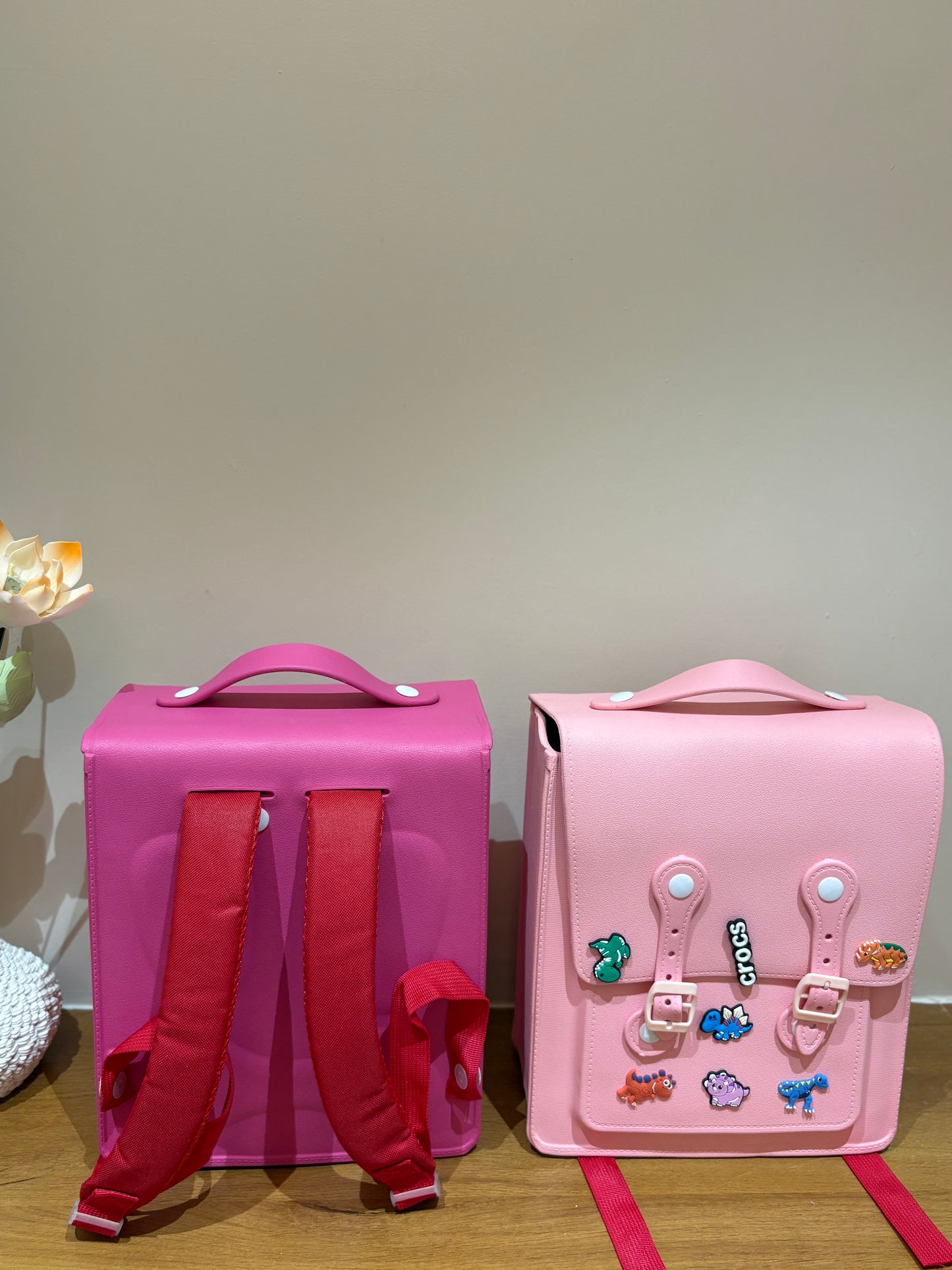 🌸 Premium Motif Kids Backpack | Dino Charm Edition 🦖✨
