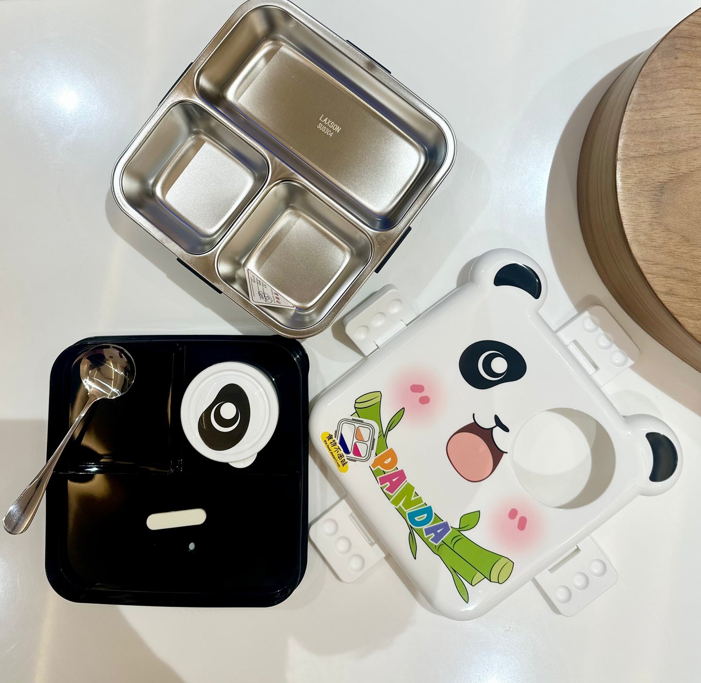 KIDS STAINLESS STEEL BENTO LUNCH BOX 1100ML
