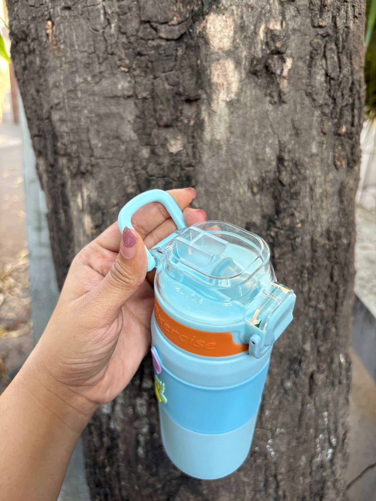 600ml Disney Themed Insulated Water Bottle for Kids –  with Protective Silicone Character Sleeve