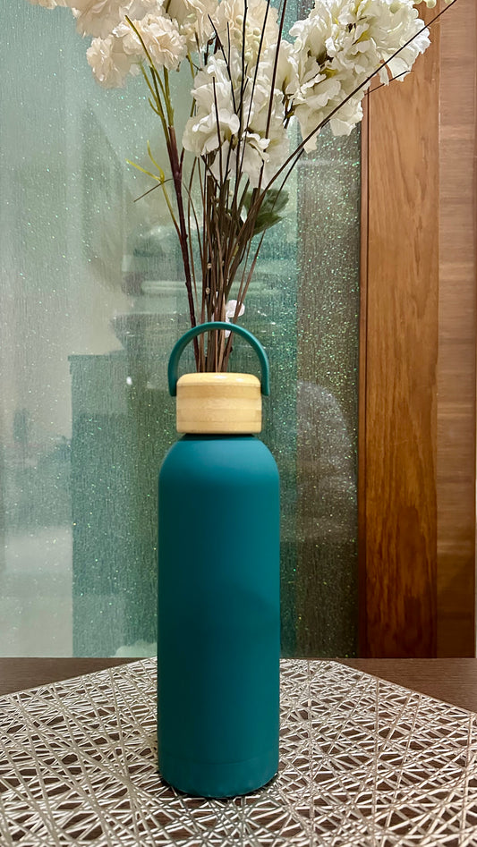 Matt finish Bamboo lid Flask