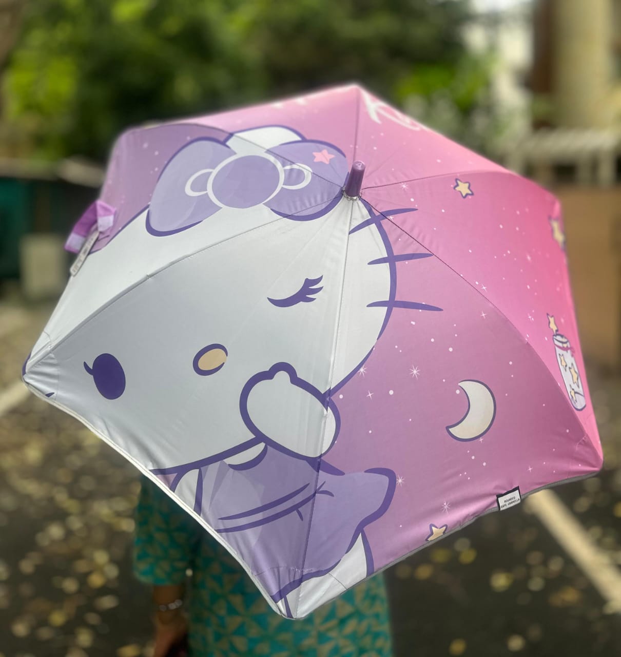 Big Star Shaped Glow in the Dark Umbrella